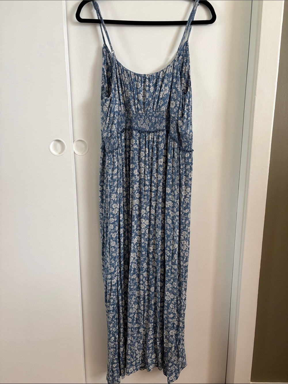 Lucky Brand Blue Floral Midi Dress - Picture 2 of 4